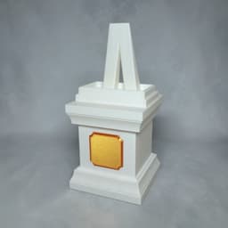 Slab Pedestal – Graded Card Display Stand 3d model