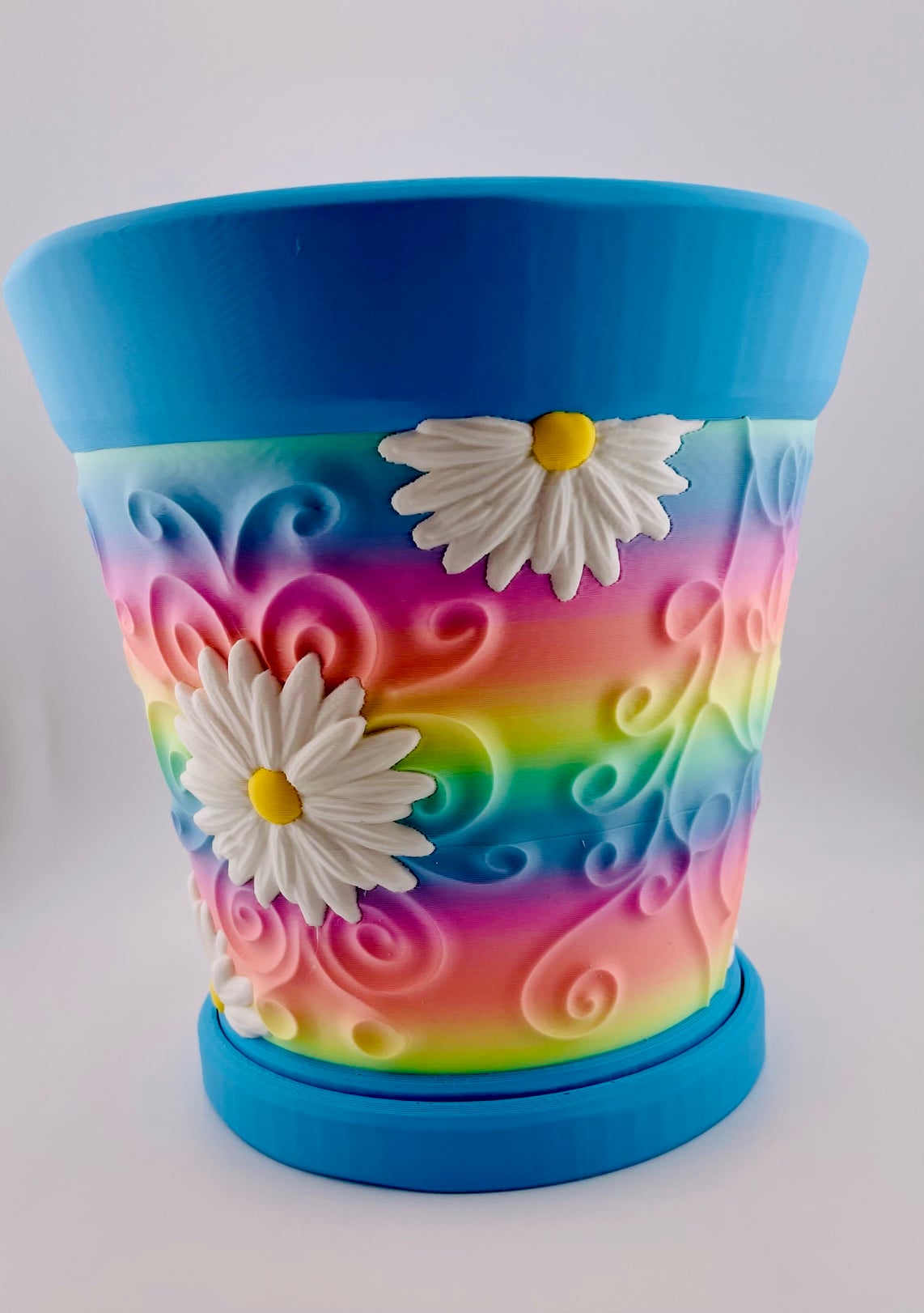 Daisy Filigree Pot 3d model