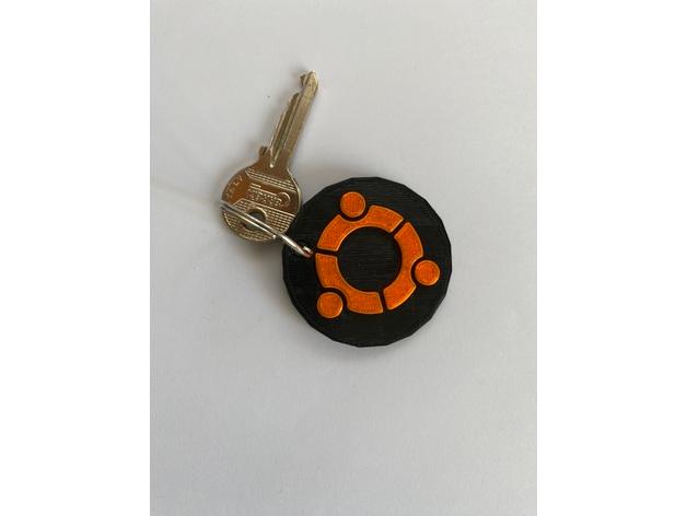 Linux Distros Keychains Collection 3d model