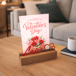 MODERN PHOTO STAND / PHOTO HOLDER / MODERN HOMEDECOR / VALENTINESDAY GIFT / LOVE 3d model