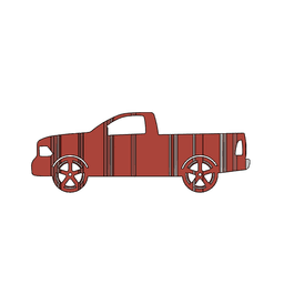 2018 Dodge Ram Single Cab 3D Car Flip Art Desk Display 3d model