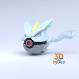 Kyurem Pokeball 3d model