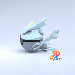 Kyurem Pokeball 3d model