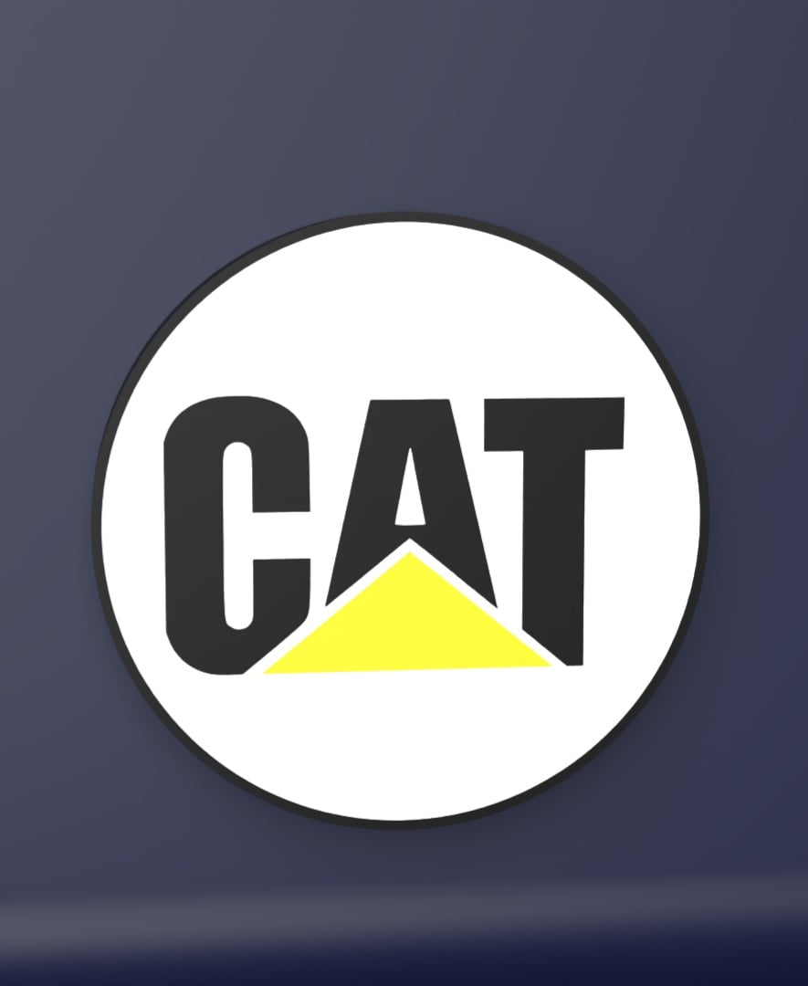 Caterpillar - LED Strip compatible 3d model