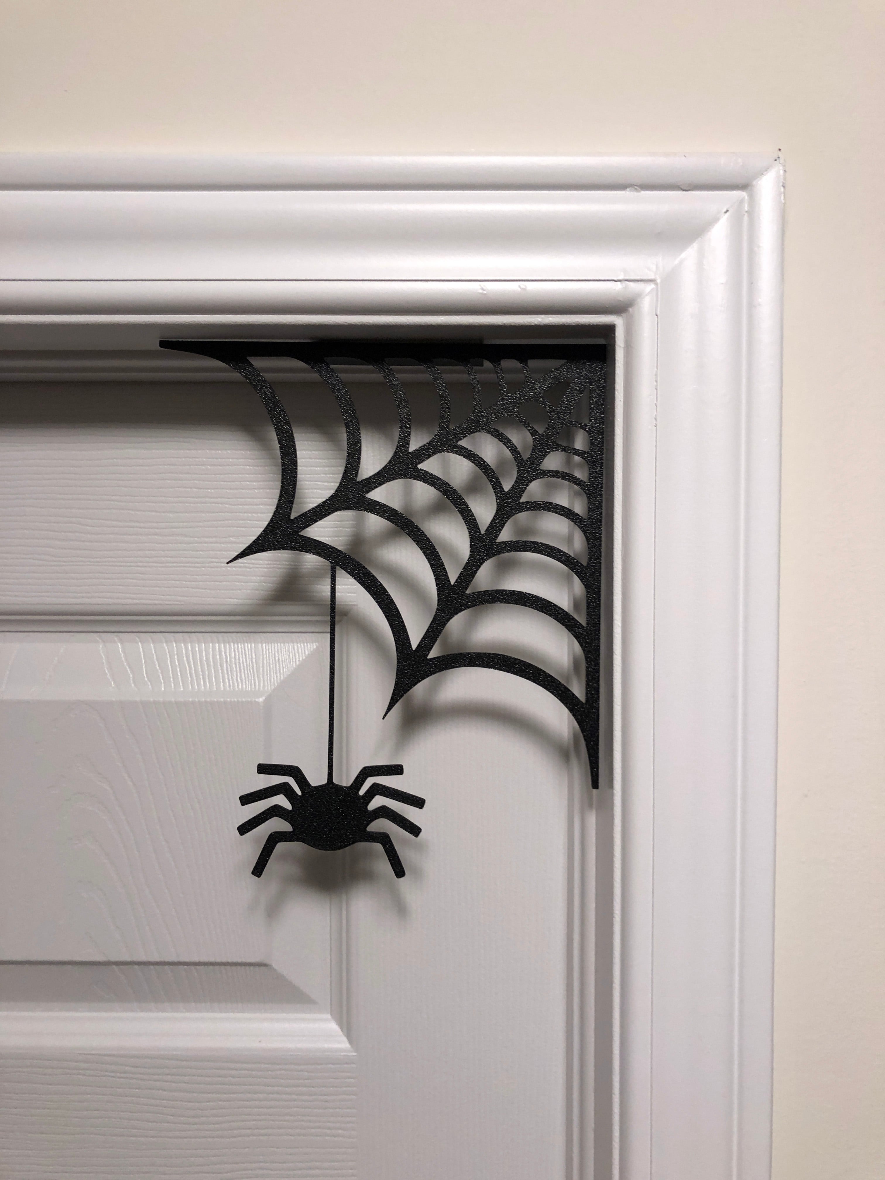 Spider Web with Spider Corner Decoration 3d model