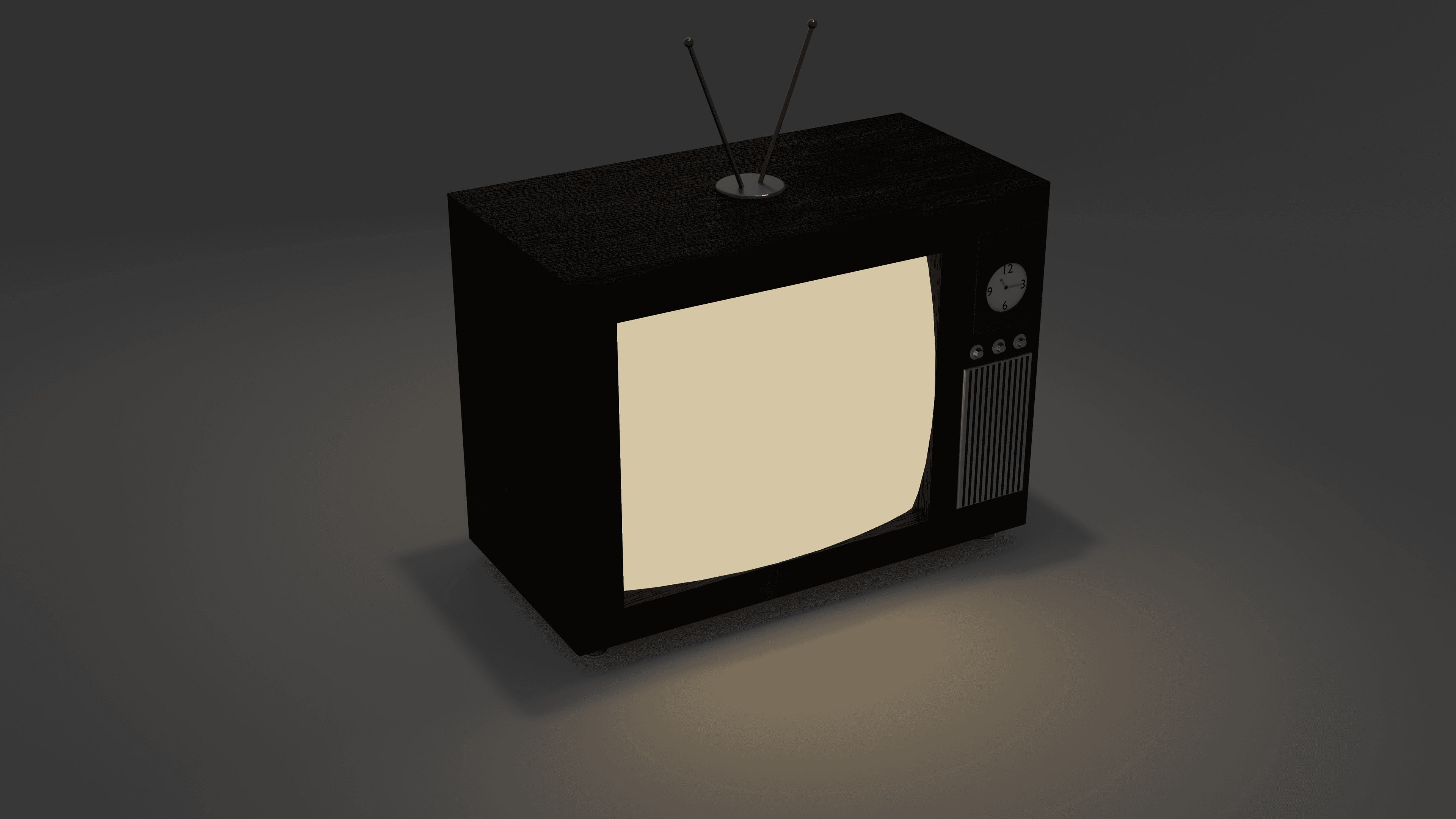 Old TV 3d model