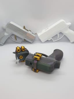 Tickler BB-13 — Fully 3D-printable airsoft gun with bullets 3d model