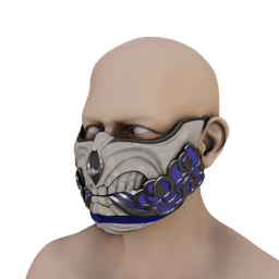 SUB ZERO SKULL MASK MORTAL KOMBAT 1 3d model