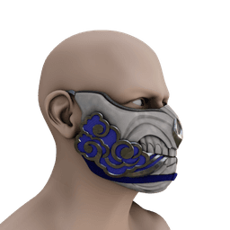 SUB ZERO SKULL MASK MORTAL KOMBAT 1 3d model