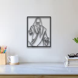 Jesus Wall Art 3d model