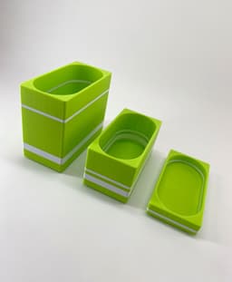 CX96-80 Container modular stackable module for 3d printing makers 3d model