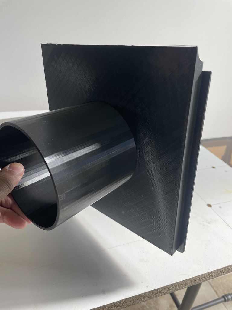 Ventilation Hose Adapter Panel for Slide-In Pet Door  3d model