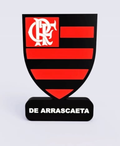Flamengo Sign - LED Strip Compatible 3d model