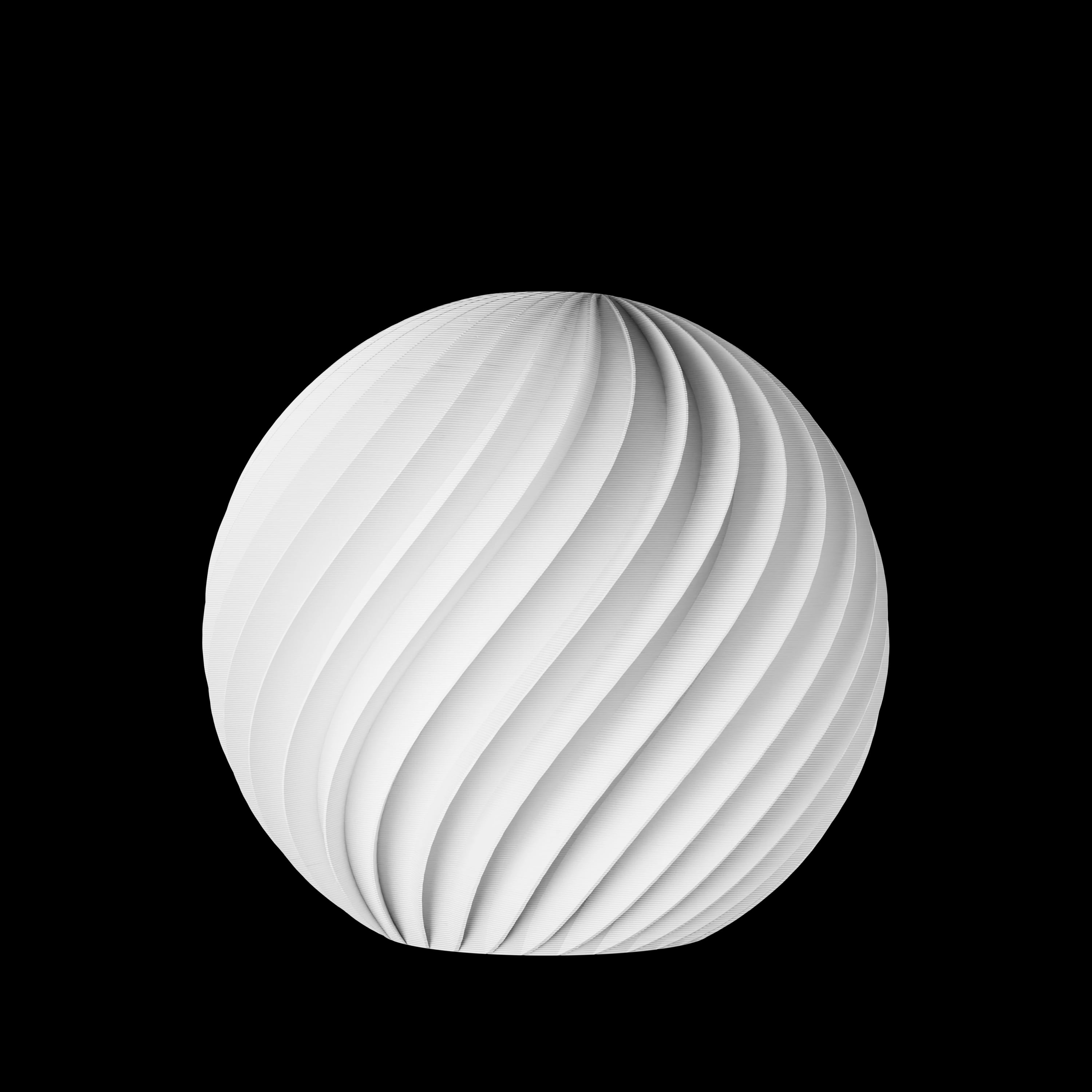 BALL WAVE LAMPSHADE 3d model