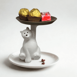 POLAR BEAR WITH TABLET / MOTHERSDAY + CANDY EDITION (POLAR BUDDYS) 3d model