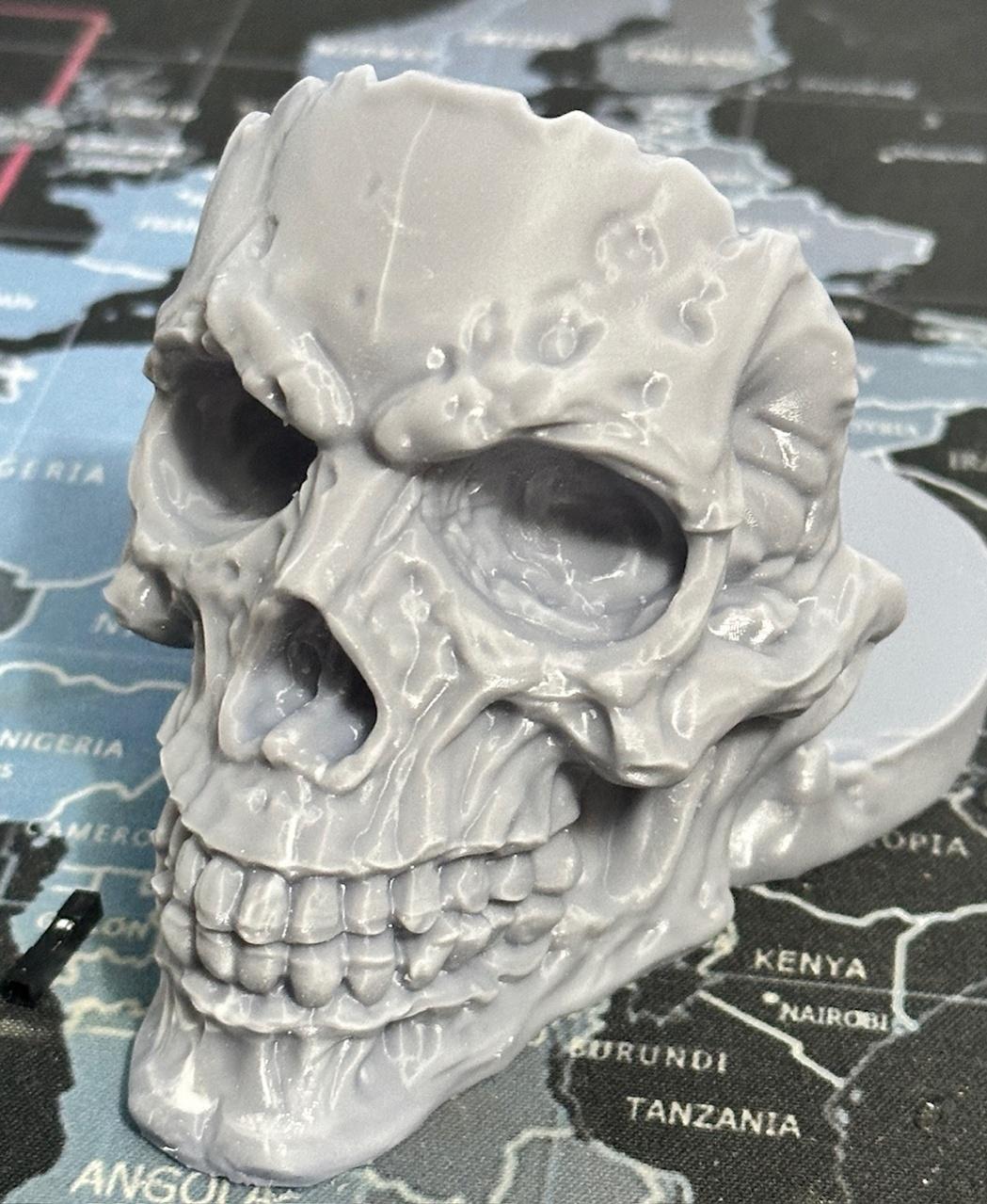 Skull Mug Holder - Decoration - Printed with Geeetech Alkaid resin printer.
 - 3d model