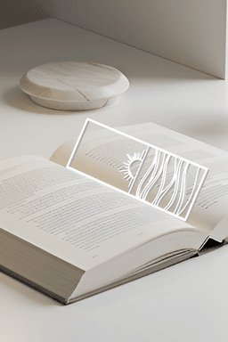 Sun Bookmark, Gift Idea 3d model