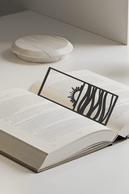 Sun Bookmark, Gift Idea 3d model