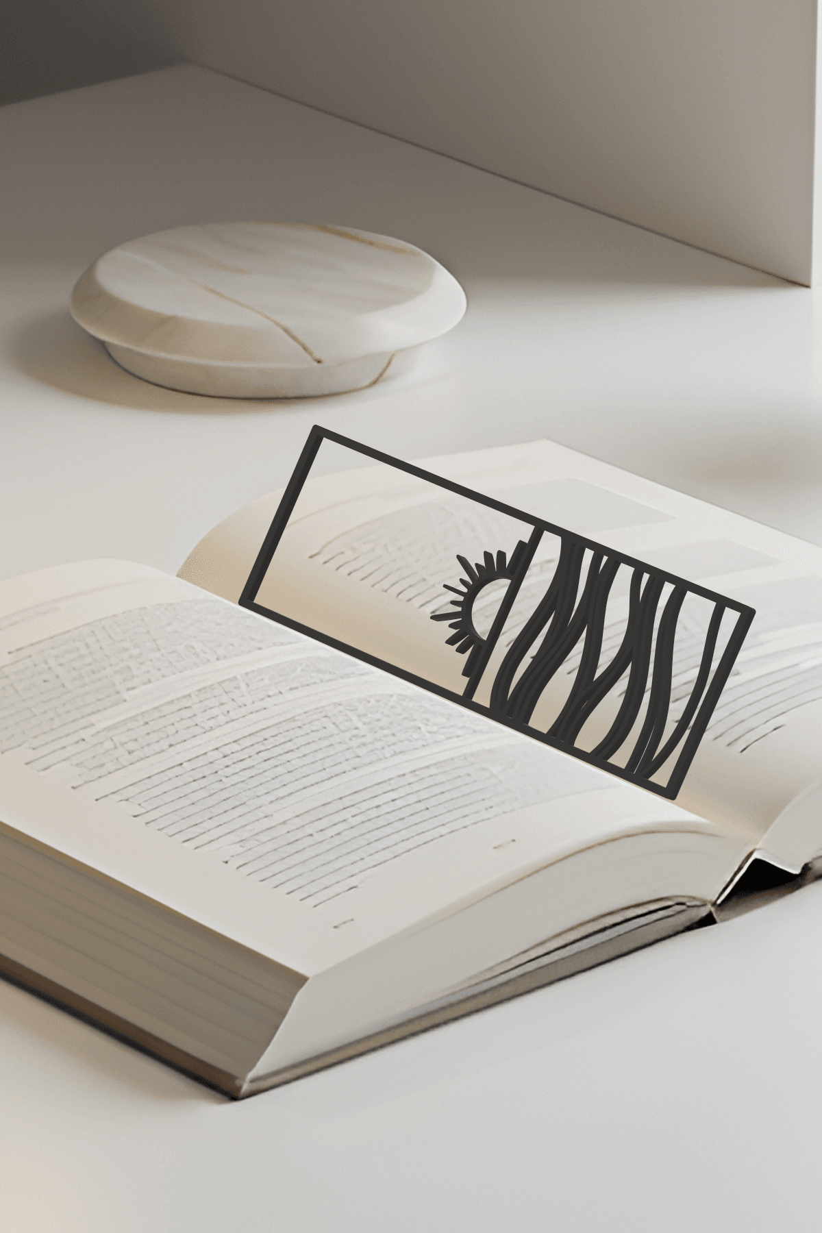 Sun Bookmark, Gift Idea 3d model