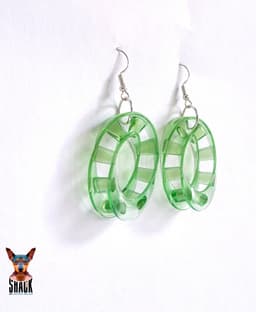 Geometric - Earring and Pendant 3d model