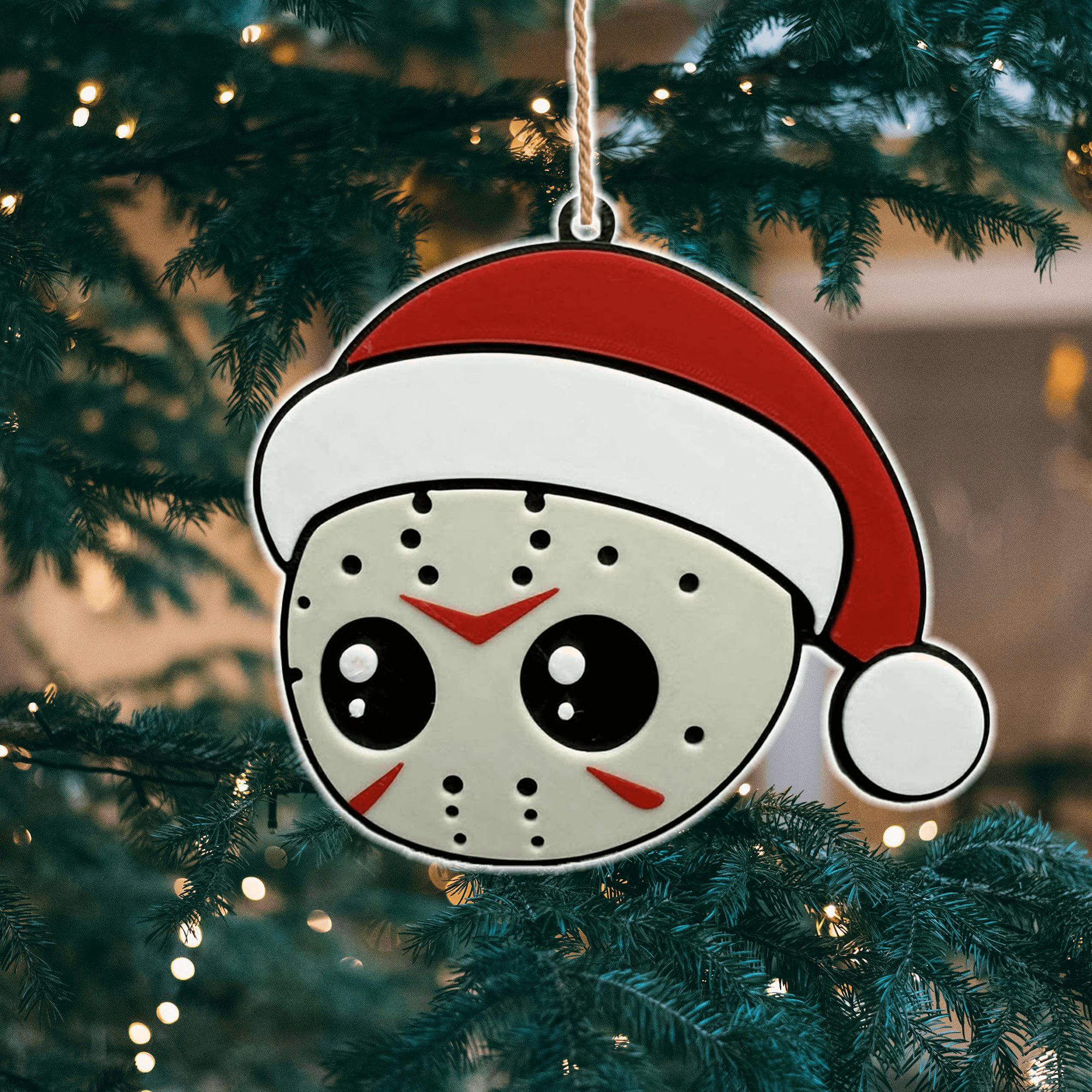 Jason Vorhees Christmas Ornament 3d model