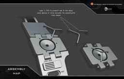 SAPD Shoulder Communicator - Demolition man 3d model