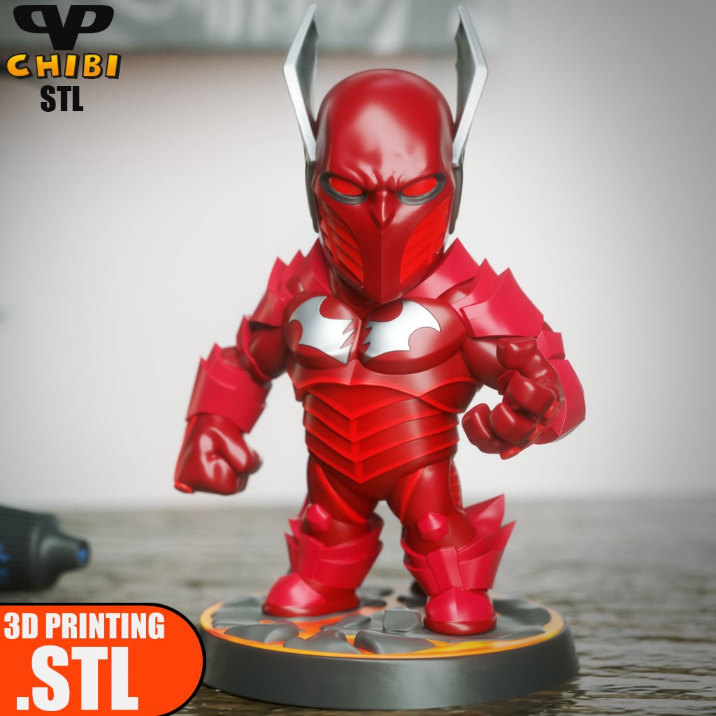 Red Death Chibi STL for 3D Printing ChibiSTL 3DXM 3d model