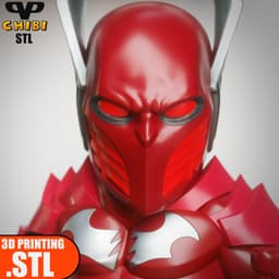 Red Death Chibi STL for 3D Printing ChibiSTL 3DXM 3d model