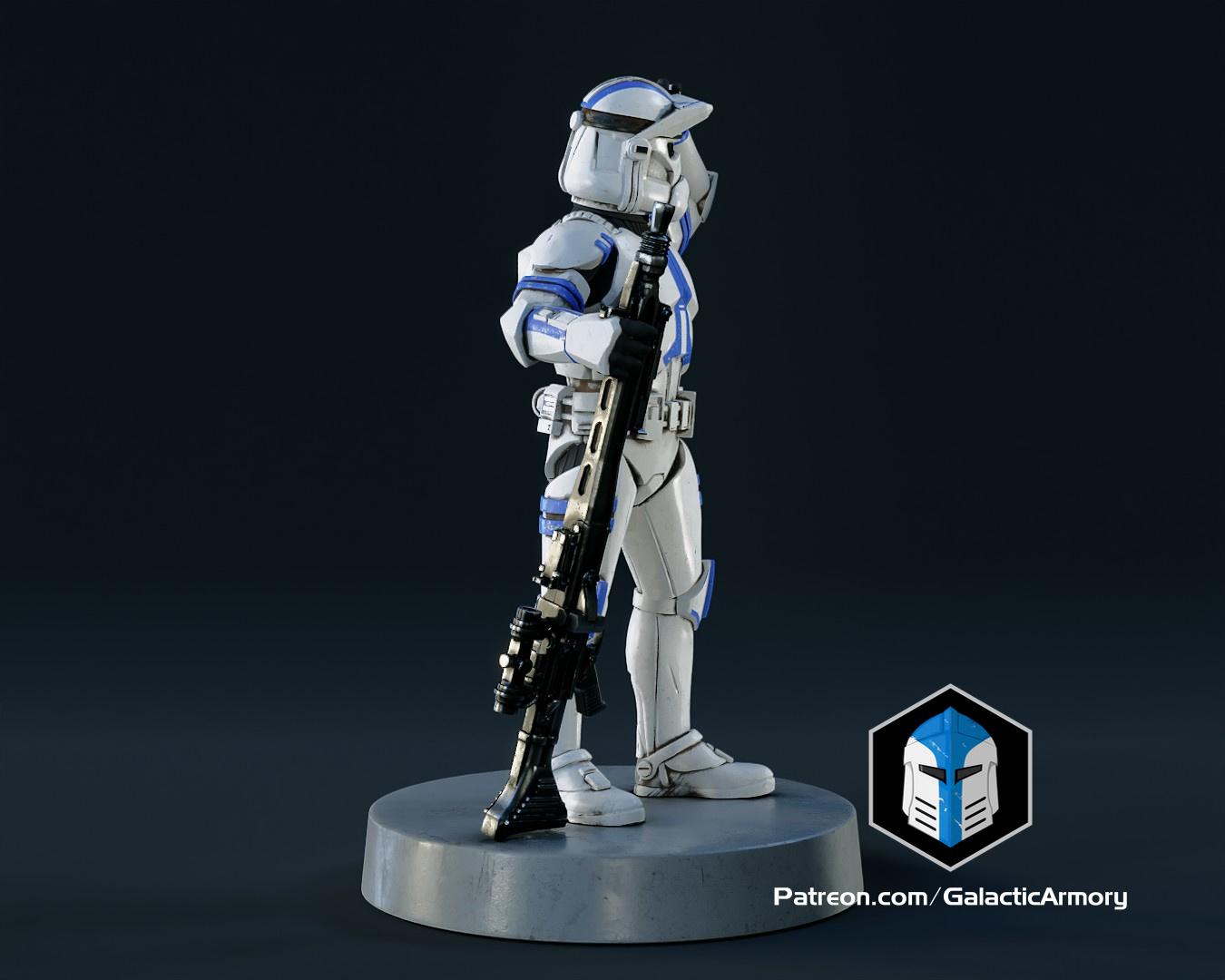 Clone Trooper Figurine - Specialist 3d model