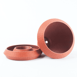 Bricka Planter STL 3D Print File, Home Decor Planter for Plants, Flowers, and Orchid 3d model