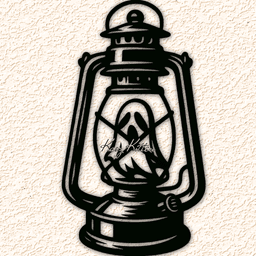 haunted lantern WALL ART HOME DECOR 3d model