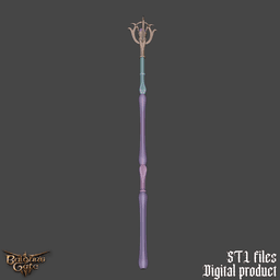Staff of Cherished Necromancy 3d model