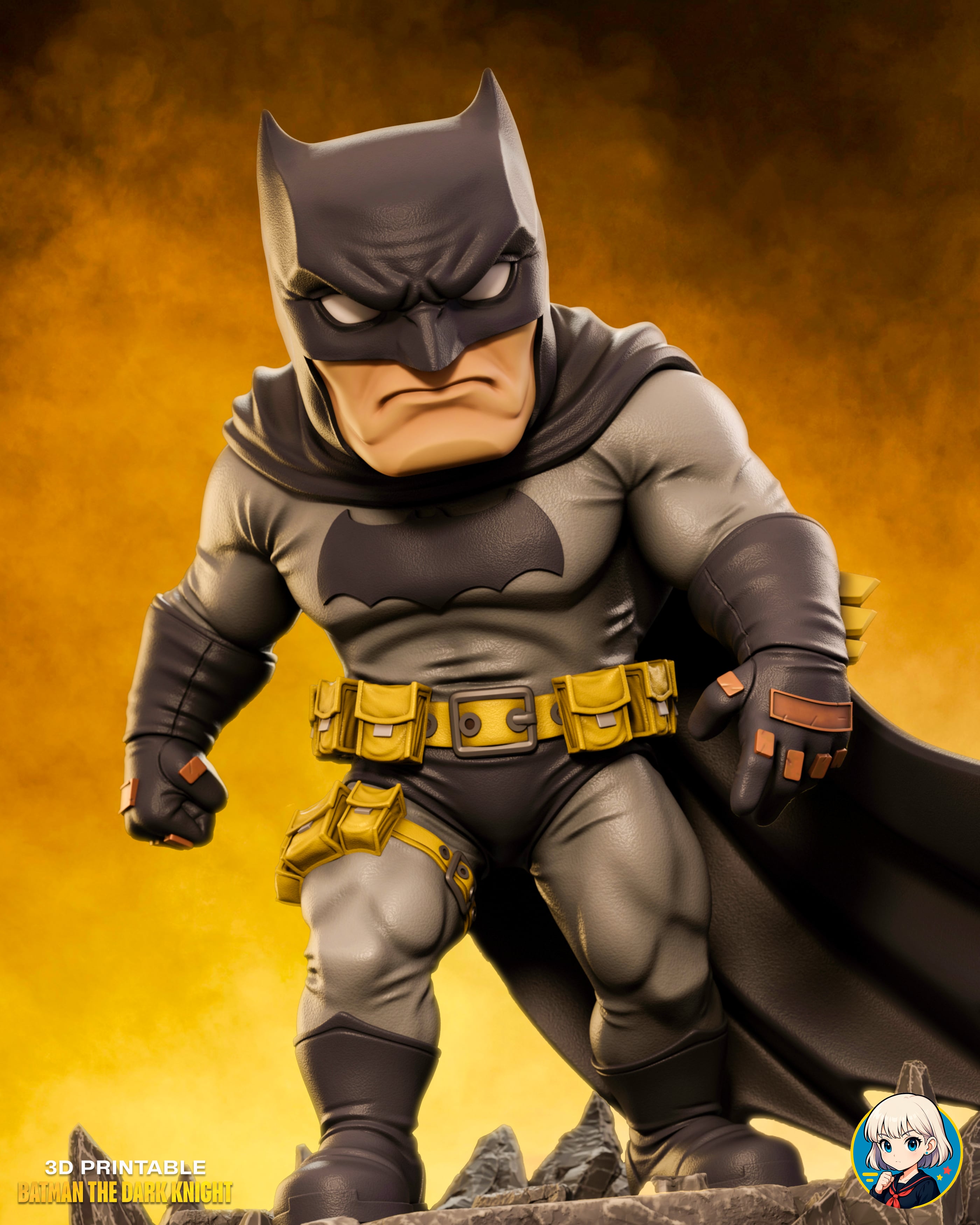Batman Chibi - Premium Collectible 3d model