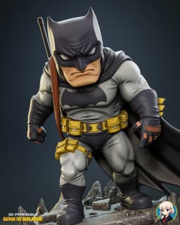 Batman Chibi - Premium Collectible 3d model