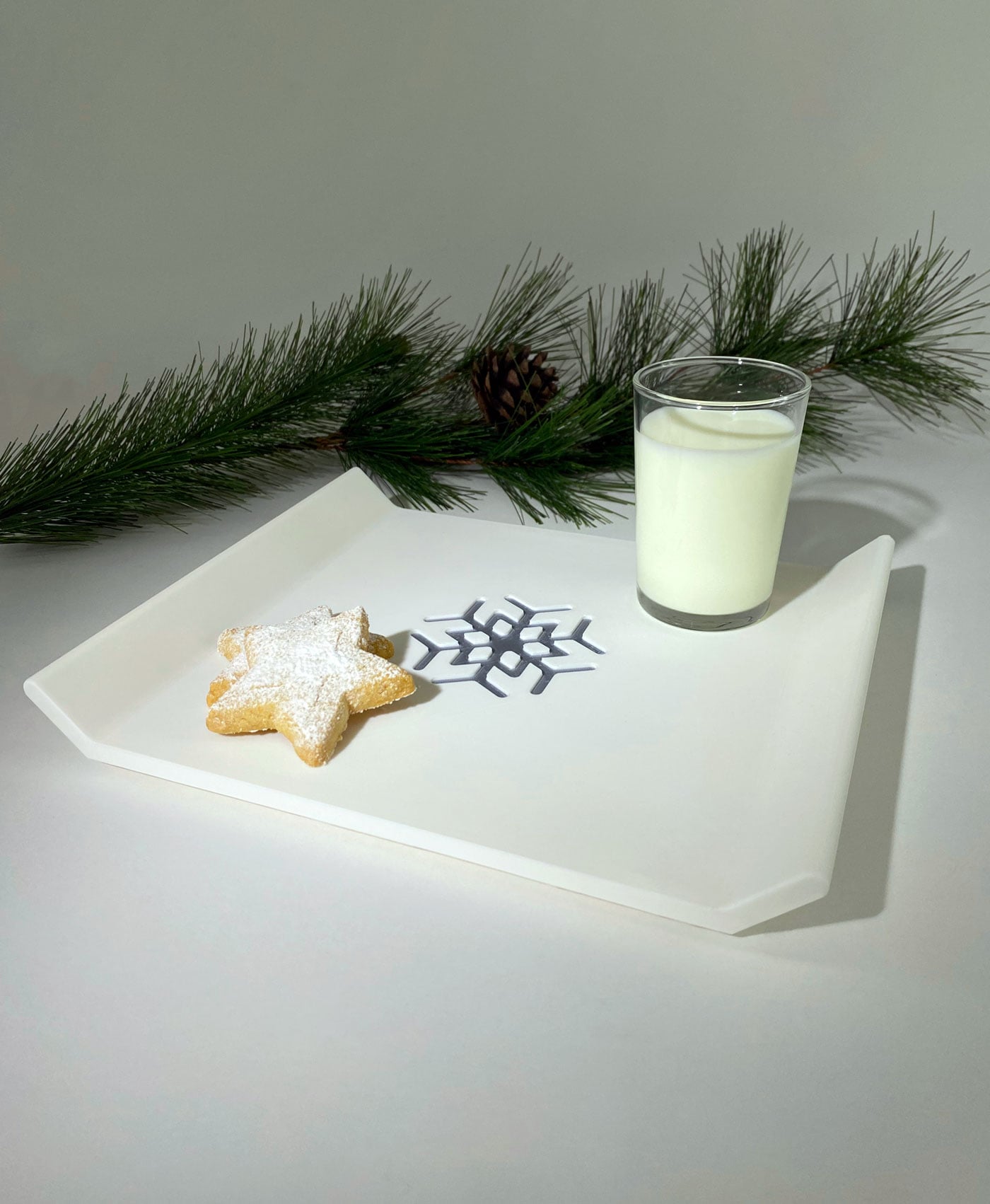 Tray Snowflake - Christmas Holidays Ornament 3d model