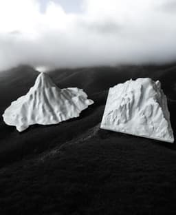 mountain set of 2 3d model