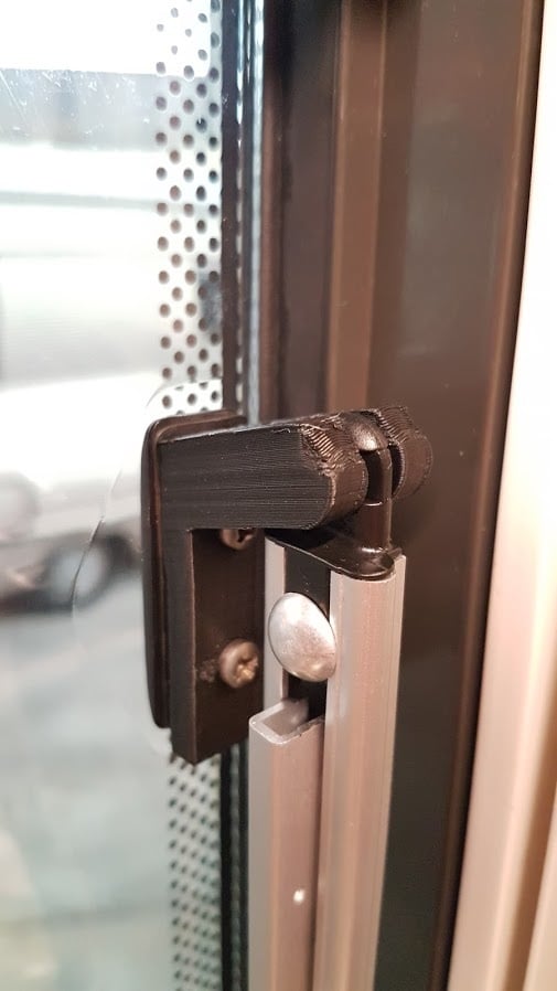 Polyplastic window hinge 3d model