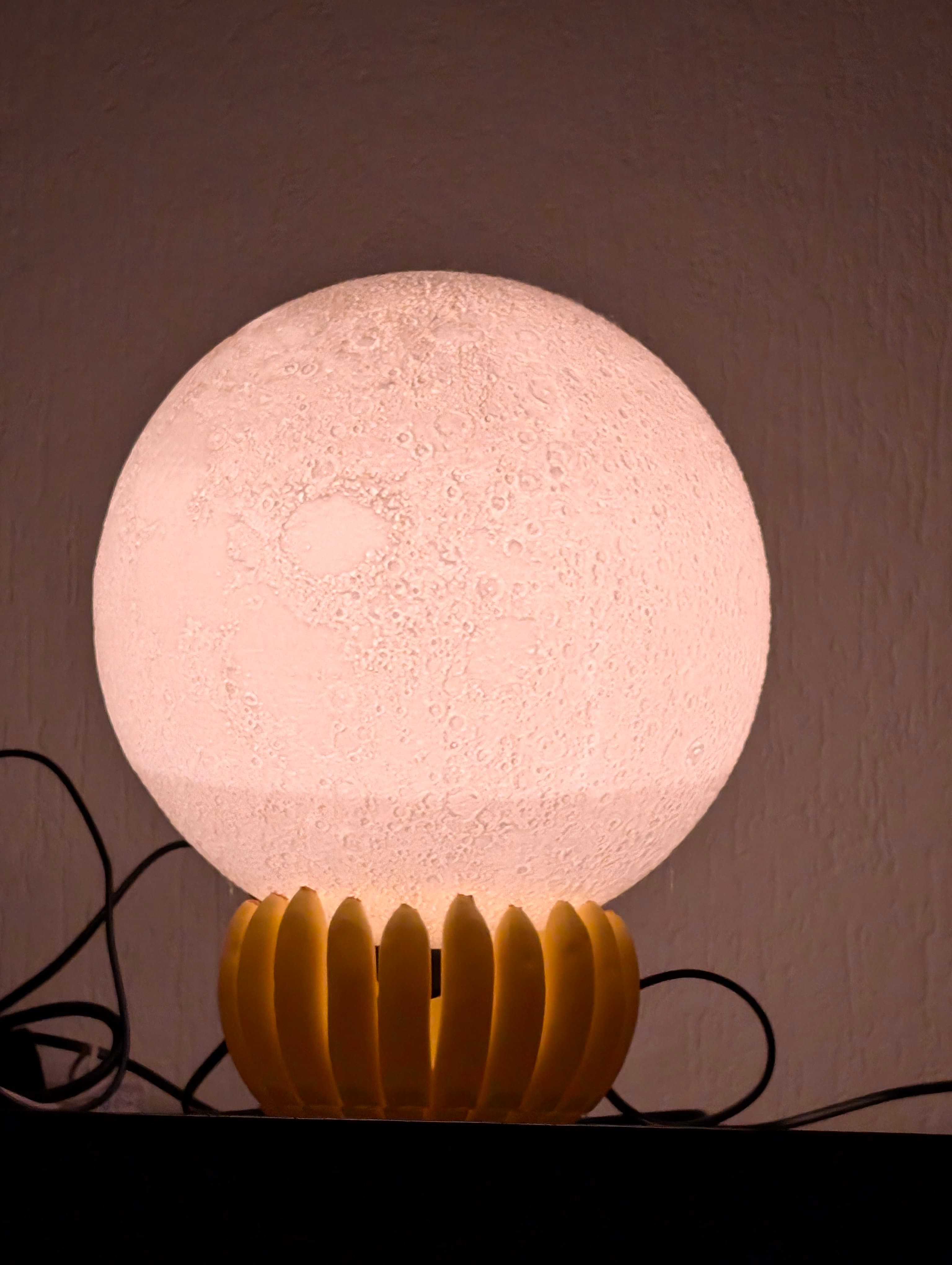 Added an E27 Socket and a WiZ Smart Light bulb. Stands on top of Gazzaladra's Banana Bowl