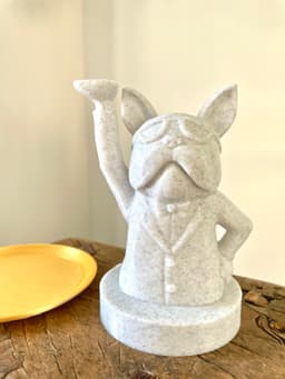 Bulldog Butler With Tray Key Holder / Organizer / Jewelry 3d model