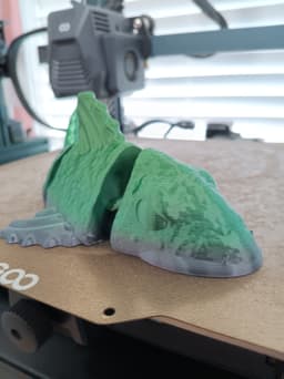 Koi Fish - flexi fidget toy - articulated - print in place 3d model