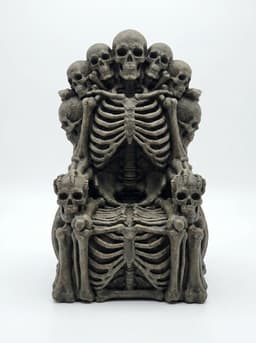 Gothic Skull Phone Stand – 3D Printable Dark Fantasy Holder 3d model