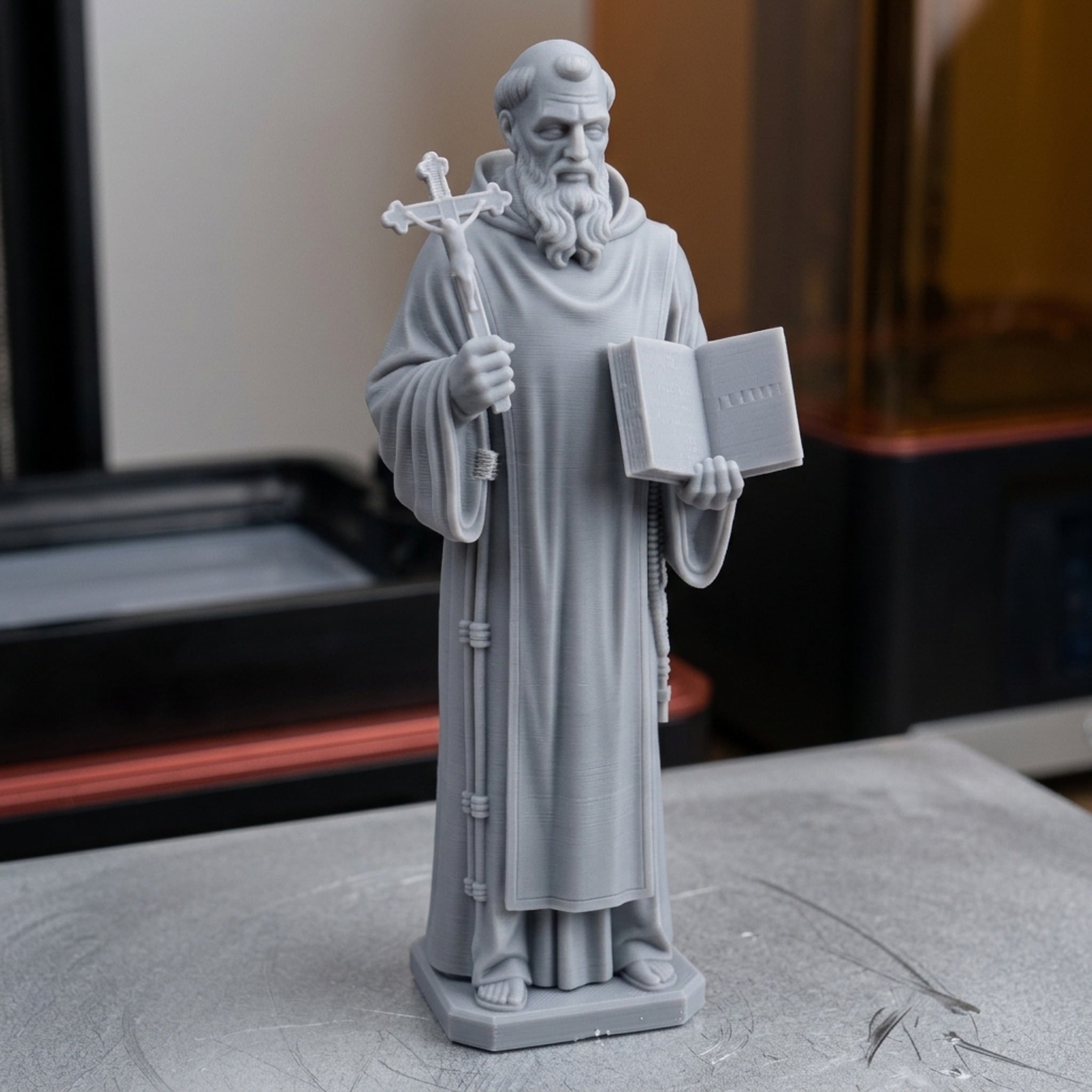 Saint Benedict 3d model