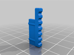 Multicolored Missile Pod-style Battery Holder AA/AAA /2Hatch Type 3d model