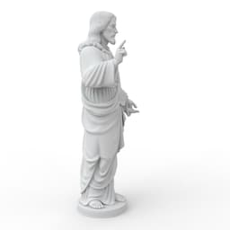 Jesus Statue 3d model