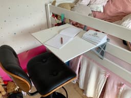 Bunk bed side desk brackets 3d model