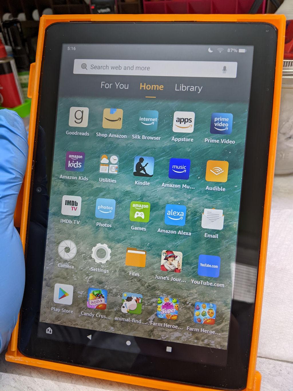 Amazon Fire 7 Tablet arthritis support Aid 3d model
