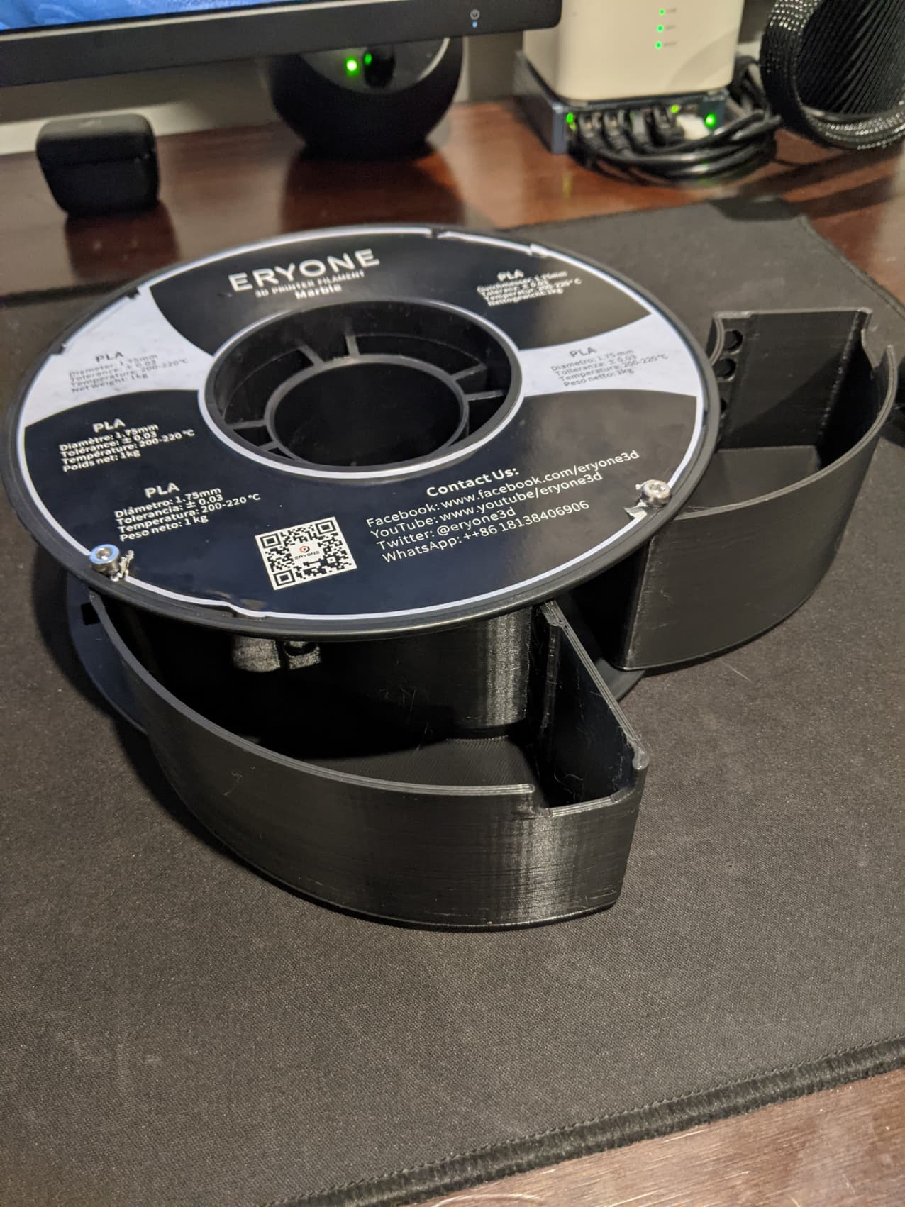 Spool Storage Bins with Magnetic Closure 3d model