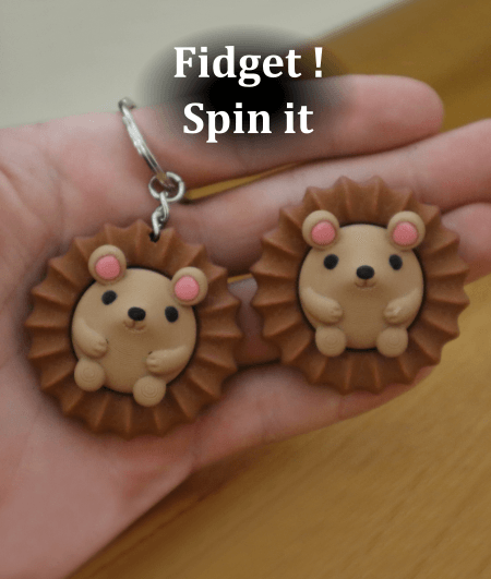 Hedgehog fidget 3d model