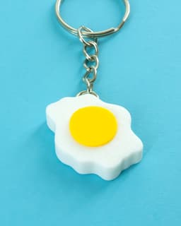Egg // Flatland Keychain Magnet 3d model