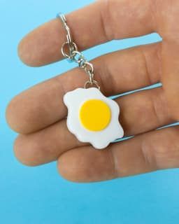 Egg // Flatland Keychain Magnet 3d model